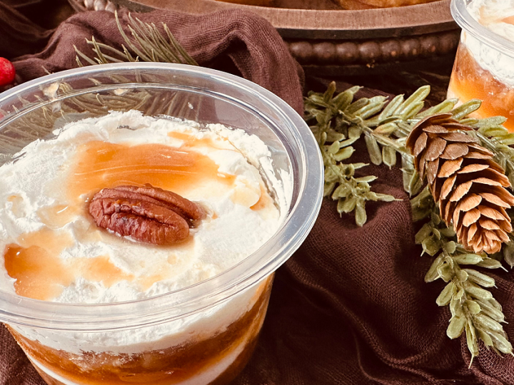 Semi-Homemade Caramel Pecan Pie Parfaits