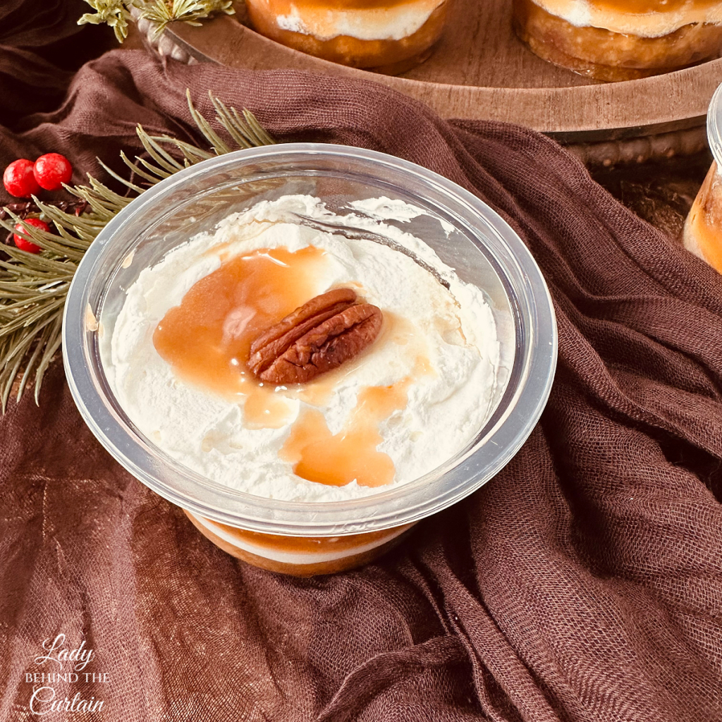 Semi-Homemade Caramel Pecan Pie Parfaits