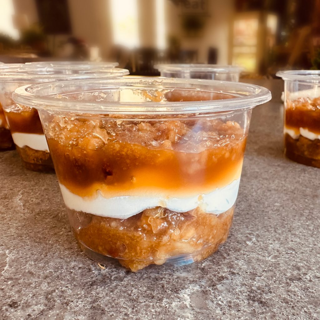 Semi-Homemade Caramel Pecan Pie Parfaits
