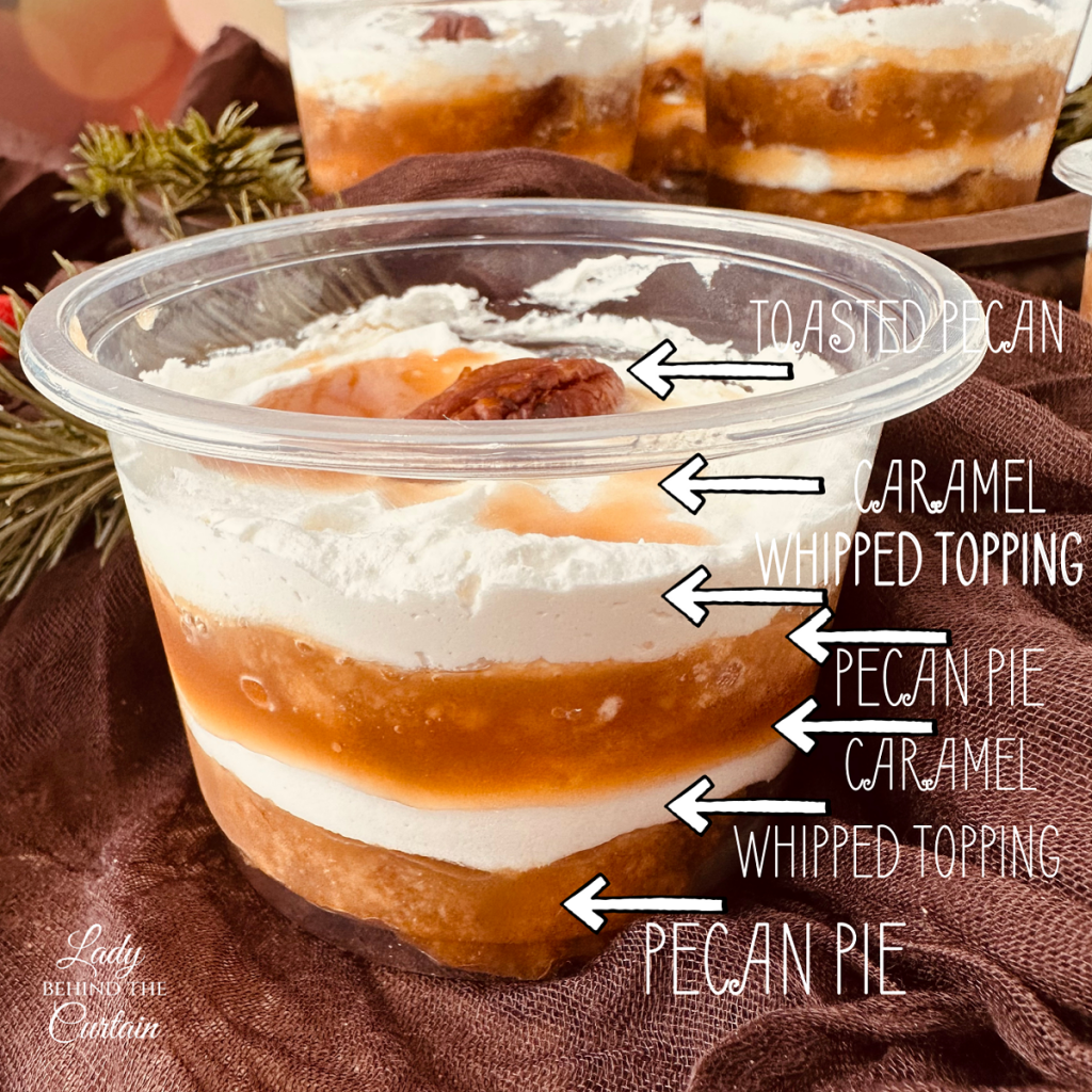 Semi-Homemade Caramel Pecan Pie Parfaits