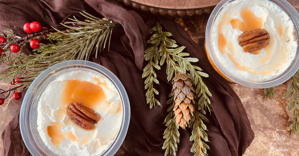 Semi-Homemade Caramel Pecan Pie Parfaits