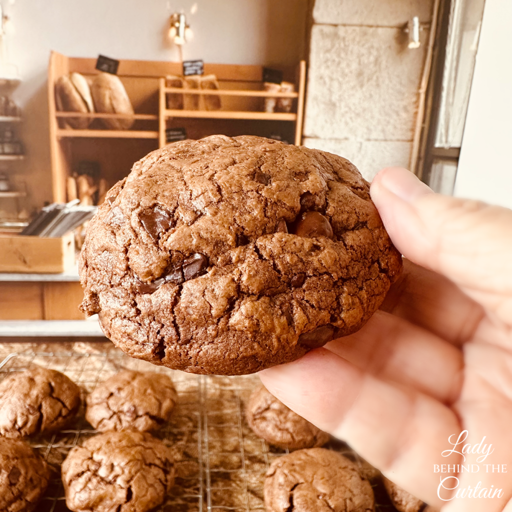 Bakery-Size Double Chocolate Chip Cookies