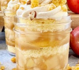 Image for Caramel Apple Pie Cake Parfaits