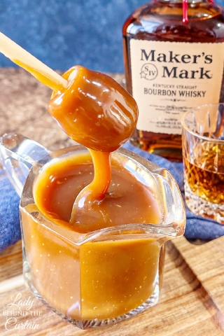 Homemade Bourbon Caramel Sauce