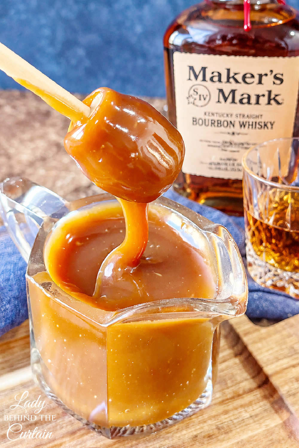 Homemade Bourbon Caramel Sauce