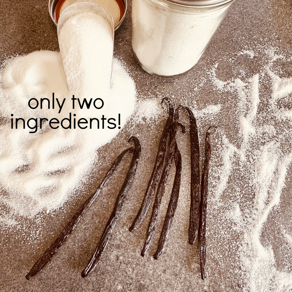 Homemade Vanilla Sugar