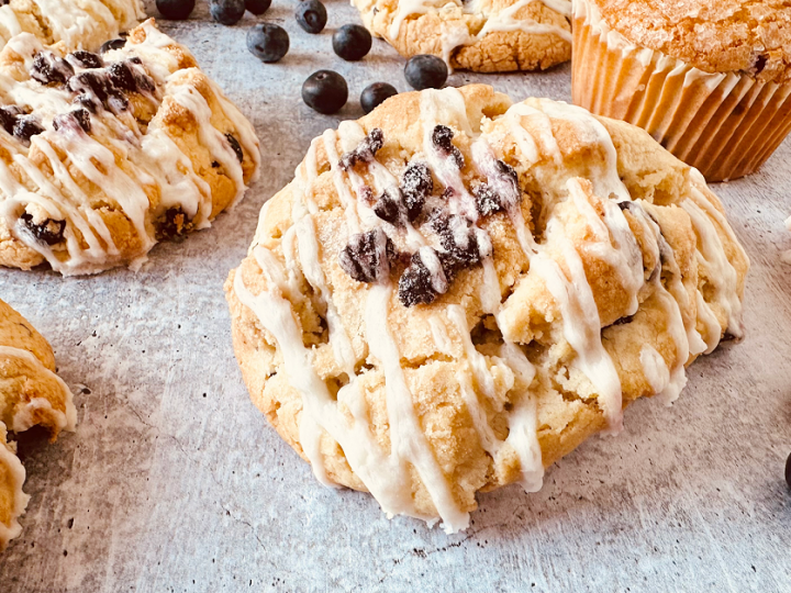 Large Gourmet Blueberry Muffin Cookies
