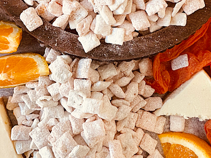 Orange Cheesecake Puppy Chow