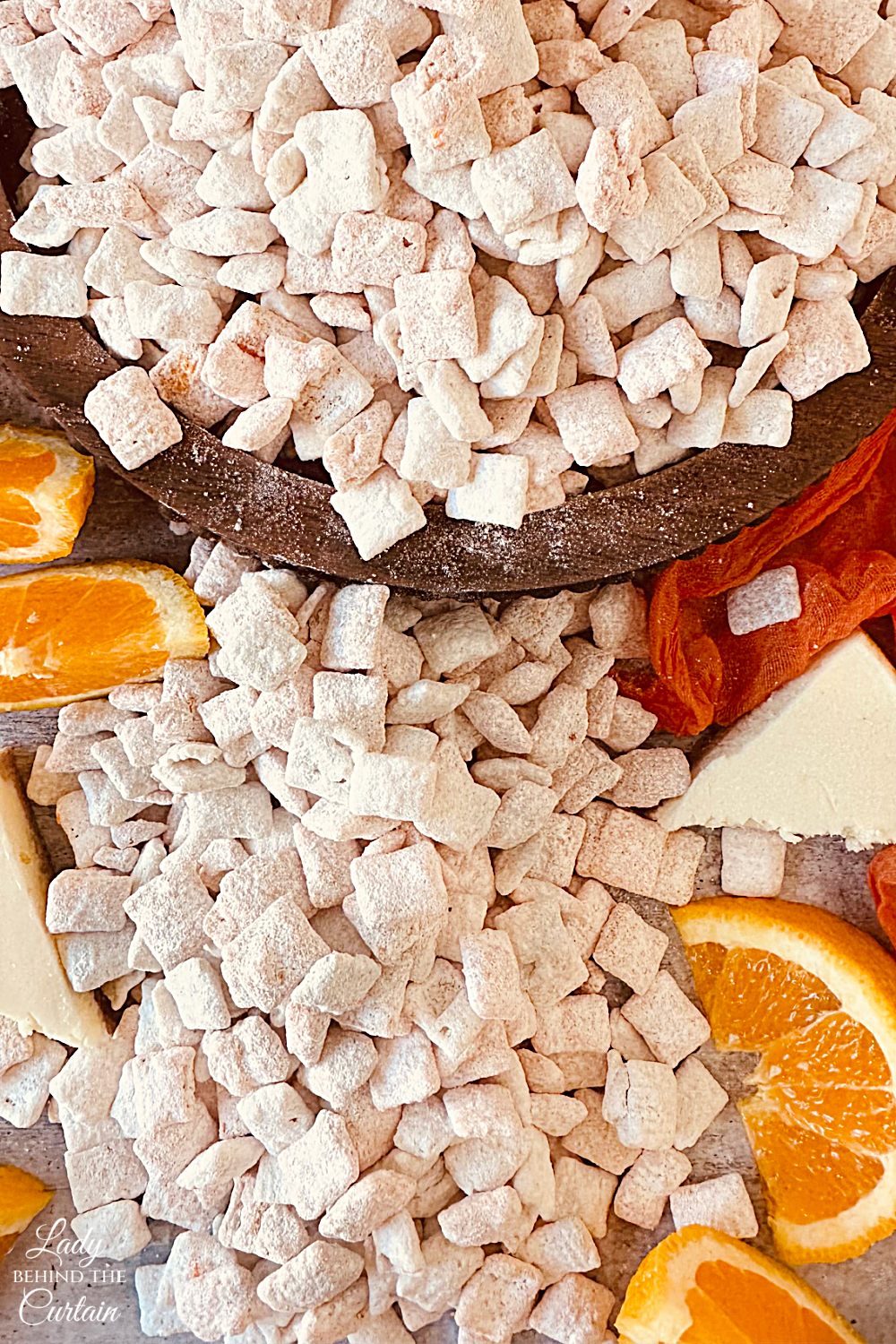 Orange Cheesecake Puppy Chow