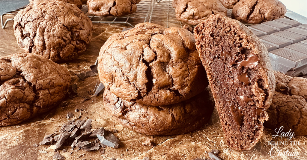 Bakery-Size Double Chocolate Chip Cookies