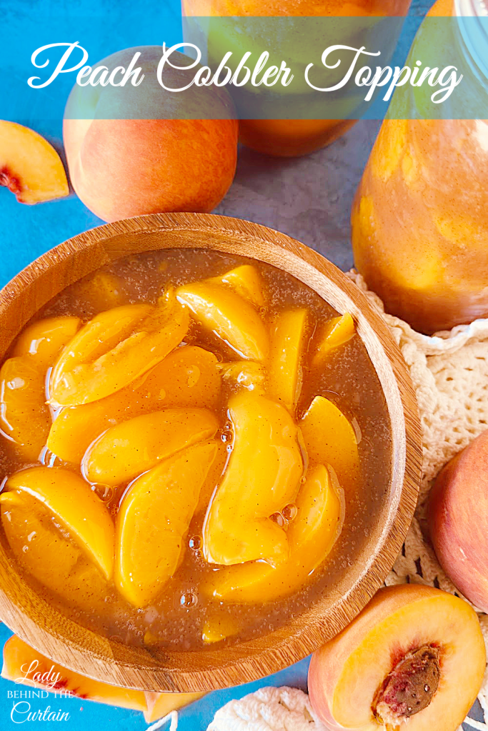 Homemade Peach Cobbler Topping