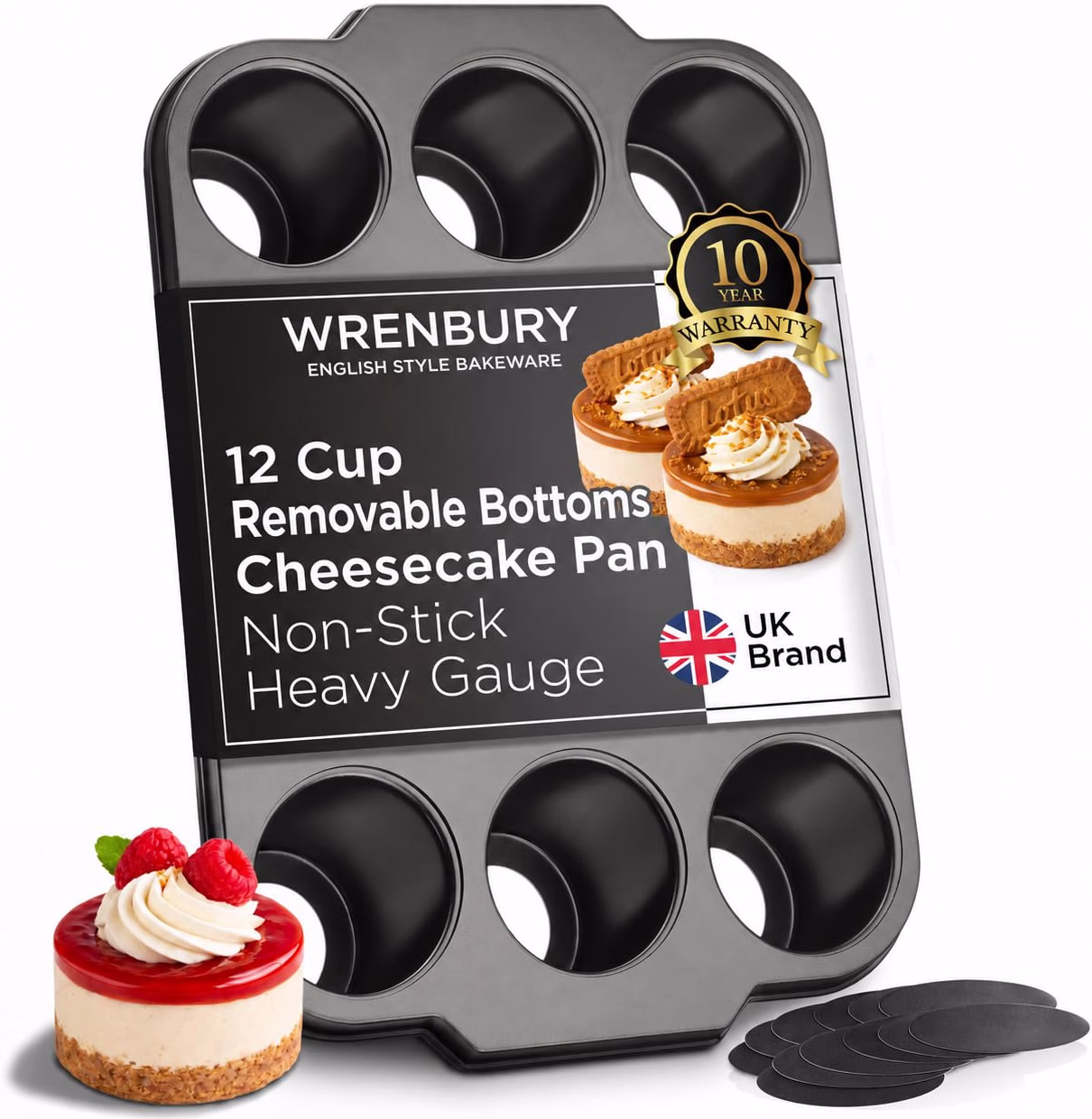 MINI CHEESECAKE PAN WITH REMOVABLE BOTTOM
