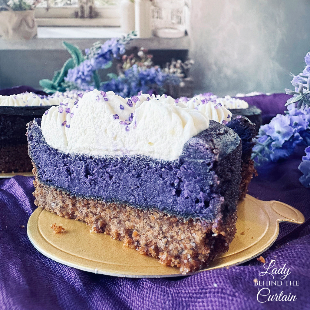Mini Ube Cheesecakes