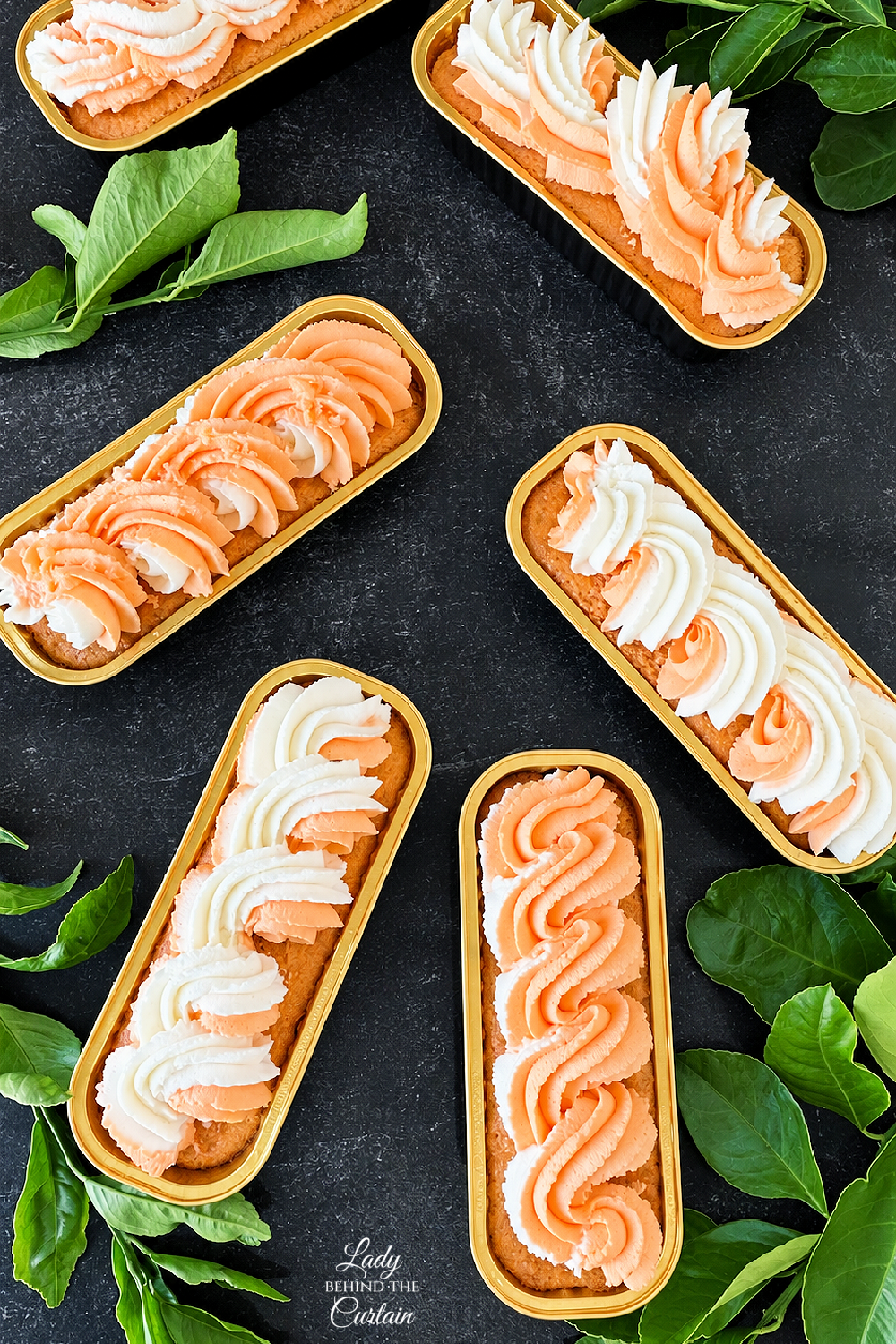 Orange Cream Mini Loaf Cakes