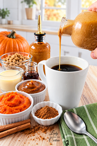 Homemade Pumpkin Spice and Pumpkin Spice Caramel Coffee Creamers