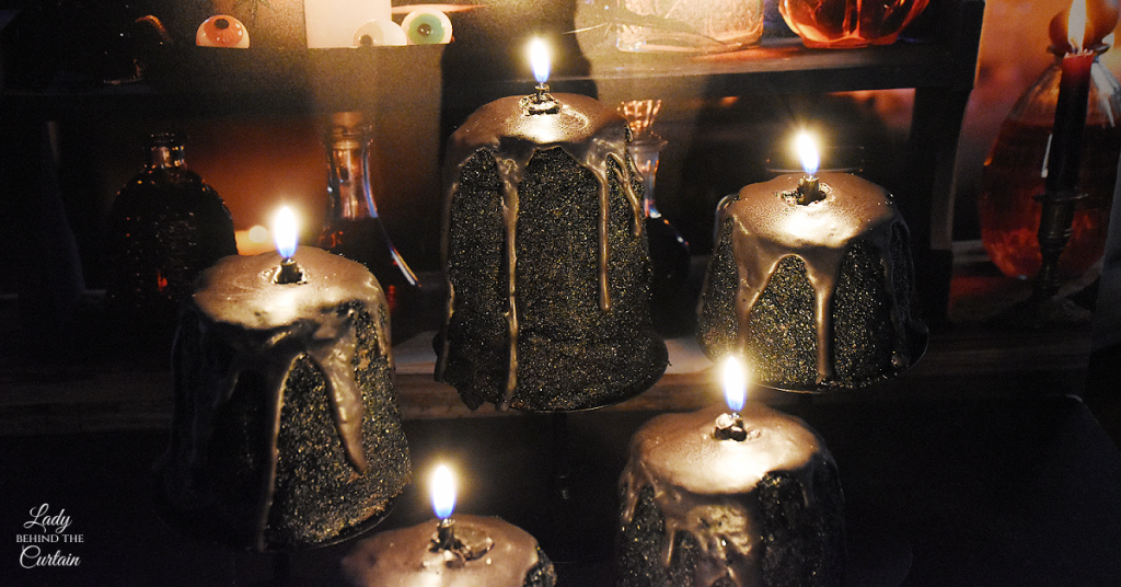 Black Cocoa Raspberry Candle Cakes