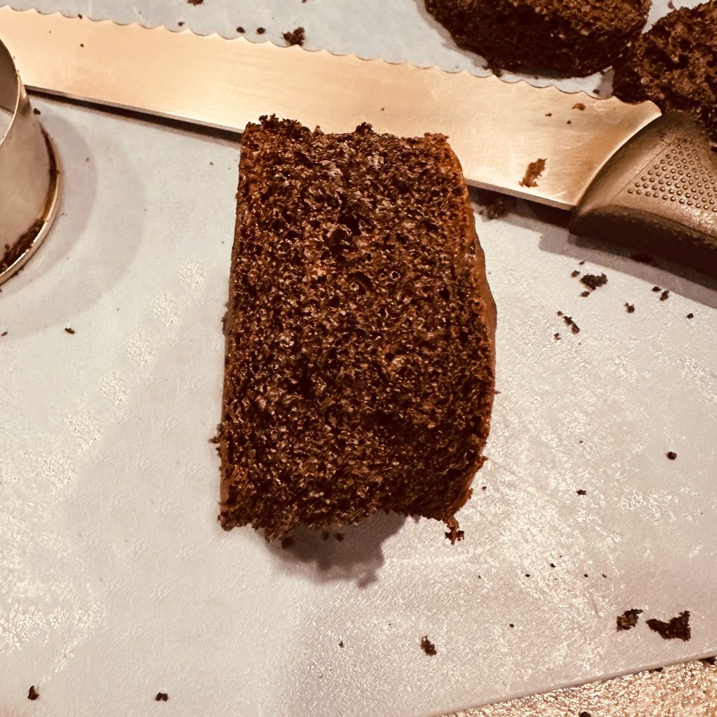 Black Cocoa Raspberry Candle Cakes